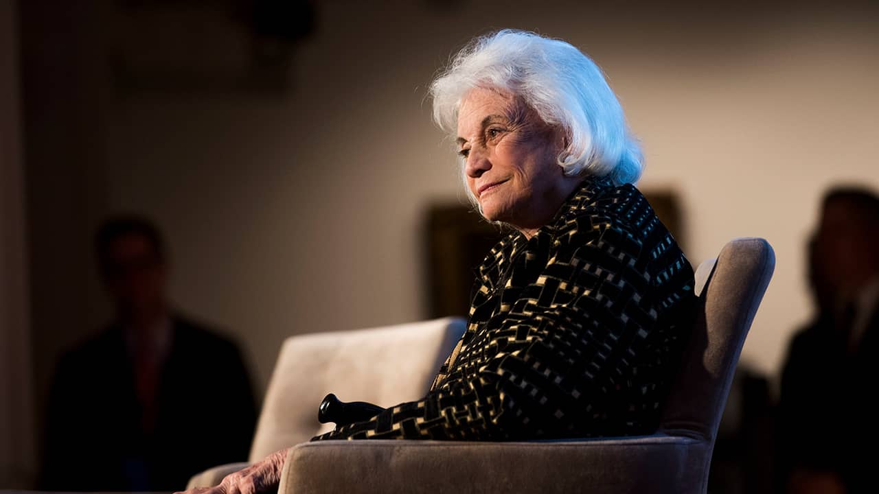 Photo of Sandra Day O'Connor at the Seneca Women Global Leadership Forum