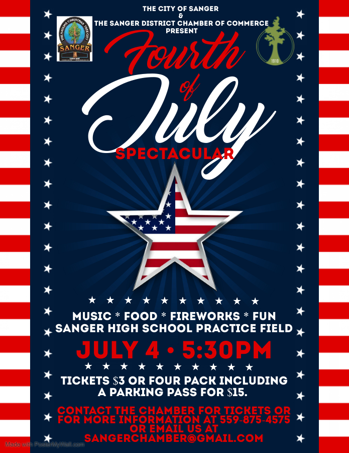 Sanger 2023 Fireworks