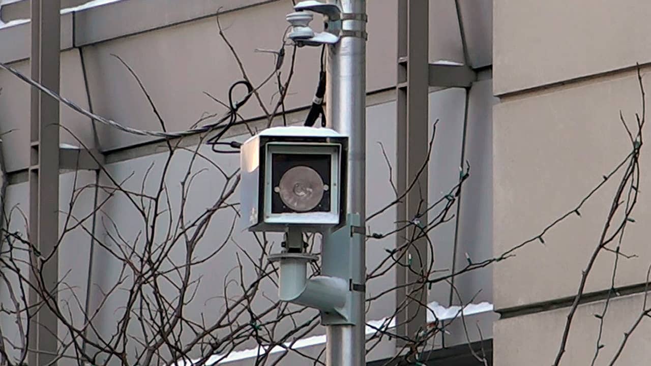 Photo of security camera in Chicago
