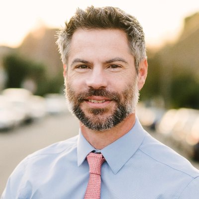Portrait of author and environmental policy expert Michael Shellenberger