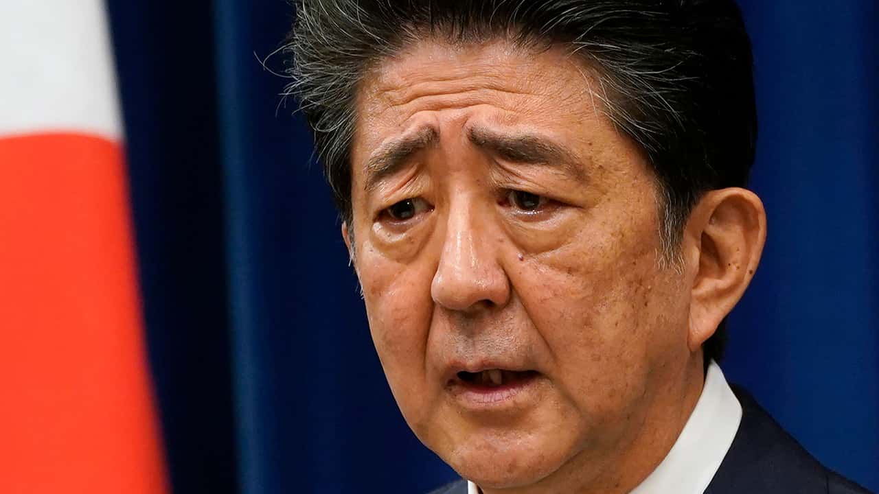 Photo of Japanese Prime Minister Shinzo Abe