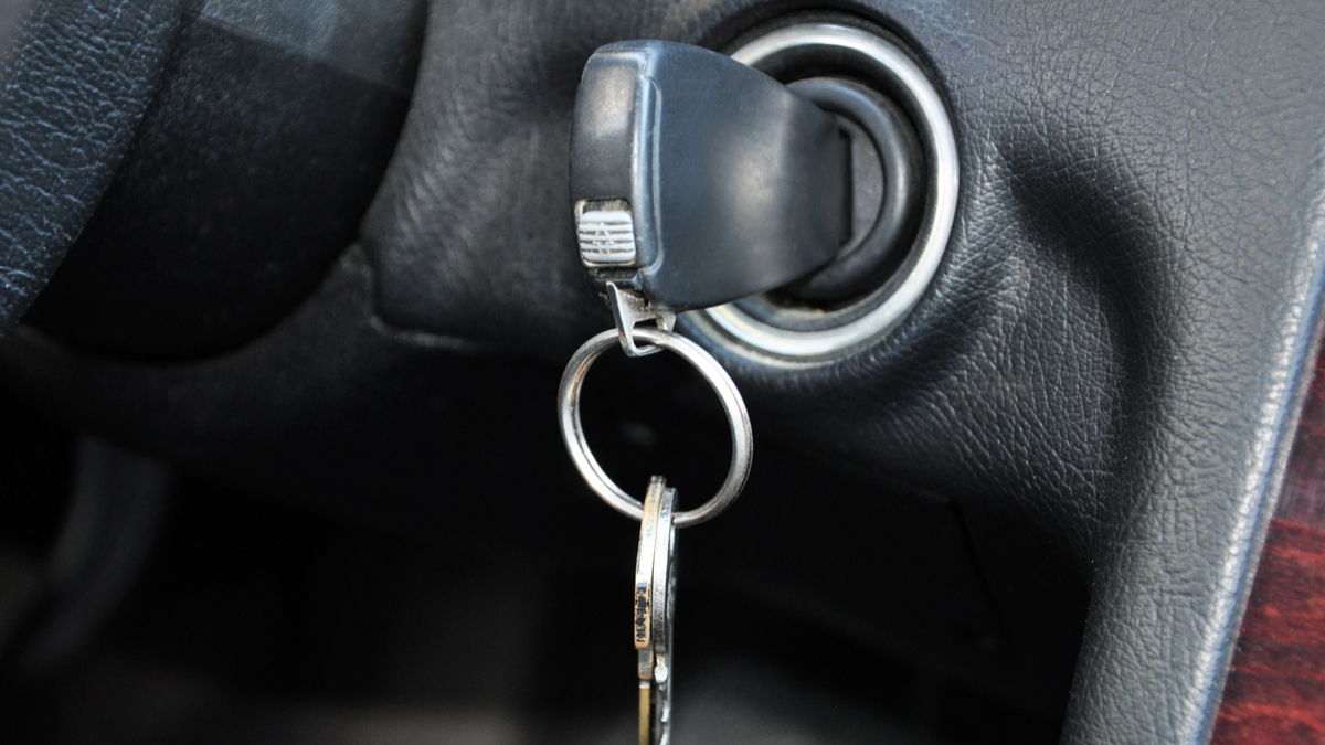 Photo of keys in a car ignition