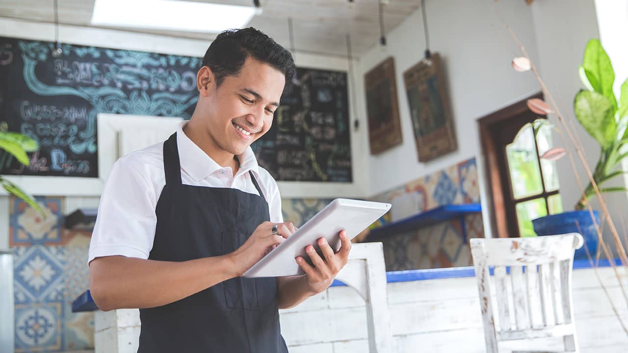 Photo of a small business owner