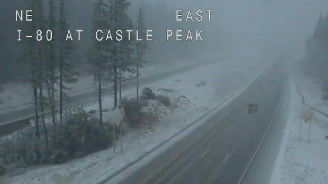 Photo of snow on Donner Summit