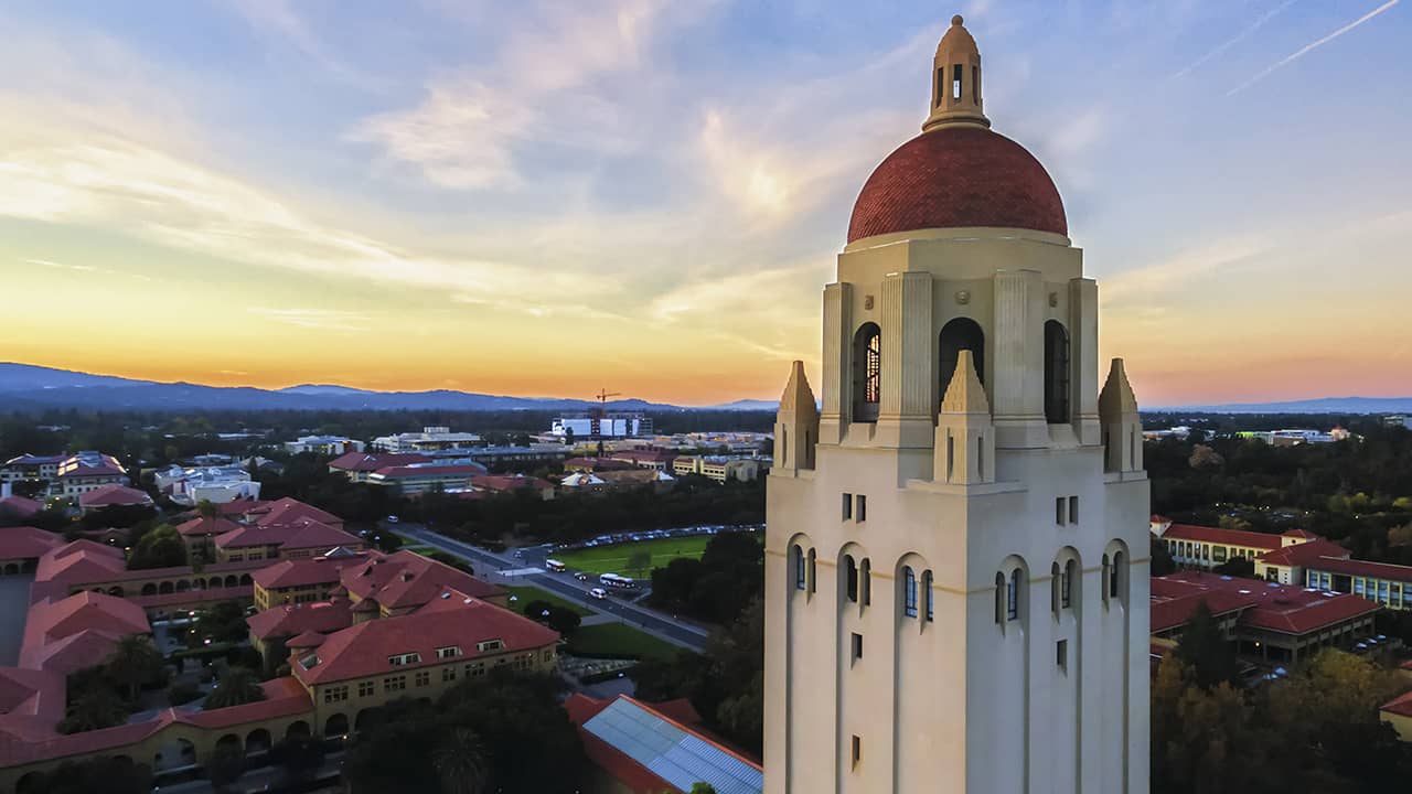 Photo of Hoover Tower at Stanford University