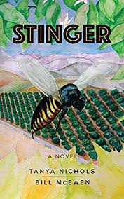 Color cover of the novel "Stinger" by Tanya Nichols and Bill McEwen