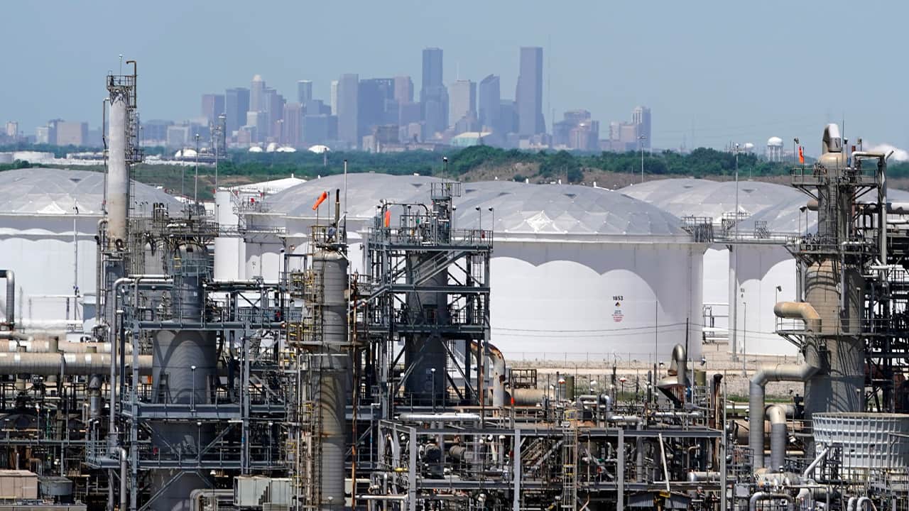 Photo of storage tanks in Houston