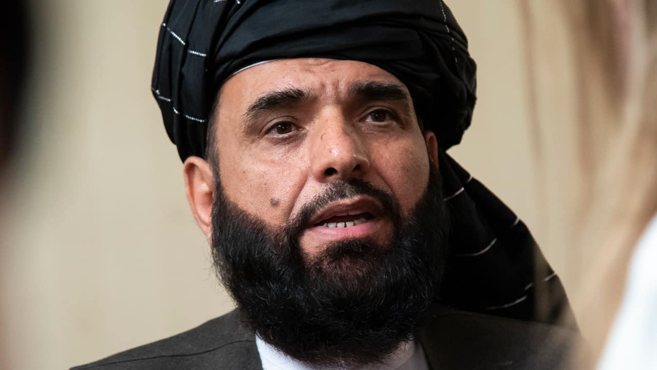 Photo of Suhail Shaheen, spokesman for the Taliban's political office in Doha