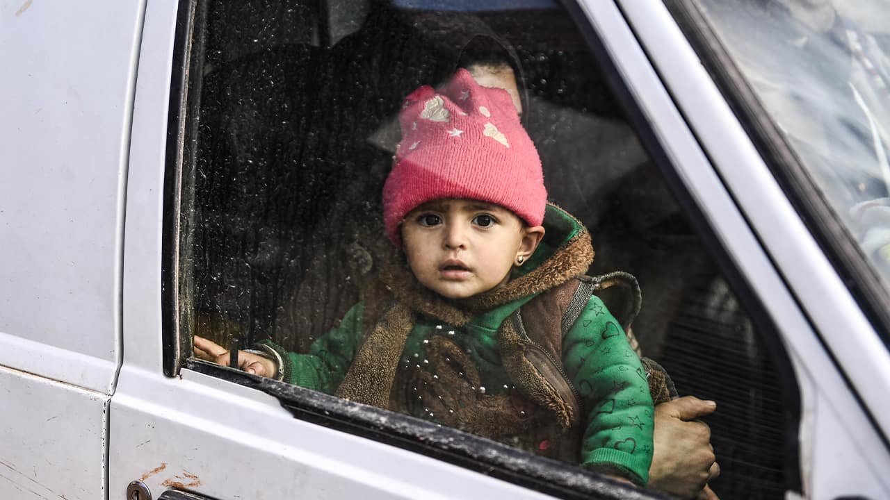 Photo of a Syrian child