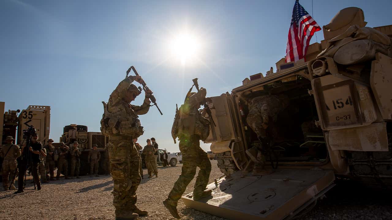 Photo of U.S. troops in Syria