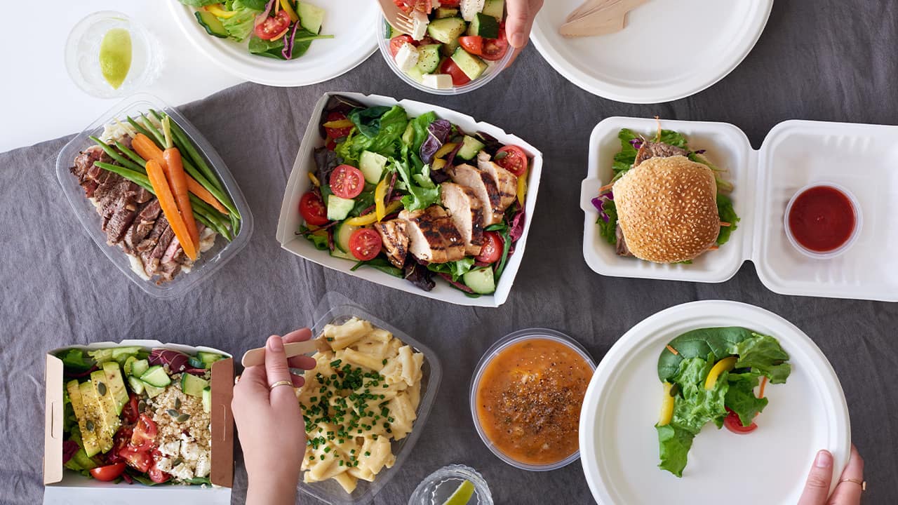 Photo of takeout food