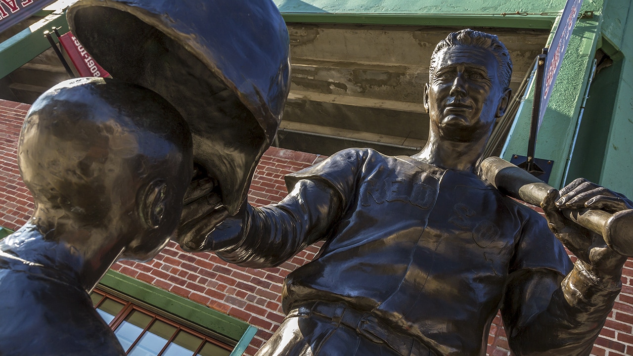 Photo of Ted Williams Statue