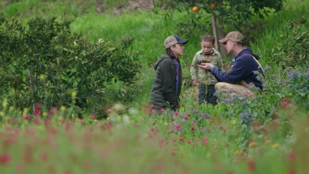 Photo of screen grab from "The Biggest Little Farm" trailer