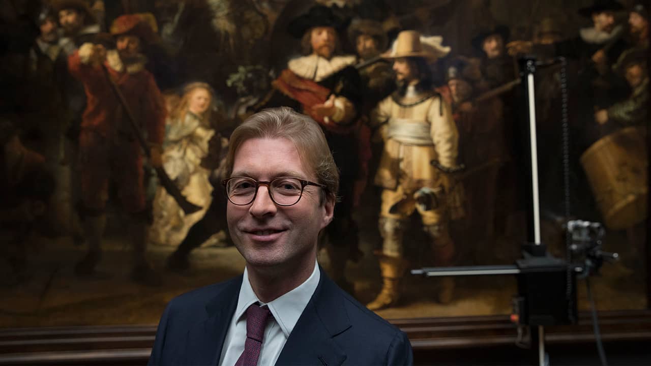 Photo of Rijksmuseum director Taco Dibbets