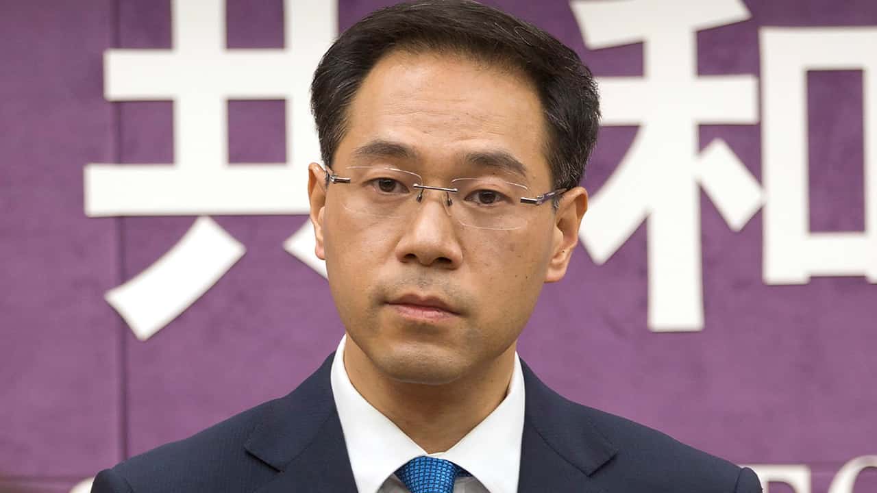 Photo of Chinese Ministry of Commerce spokesman Gao Feng