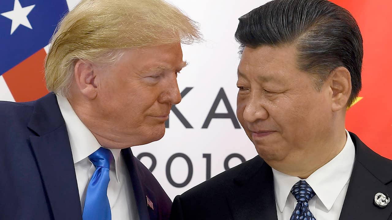 Photo of President Donald Trump and Chinese President Xi Jinping