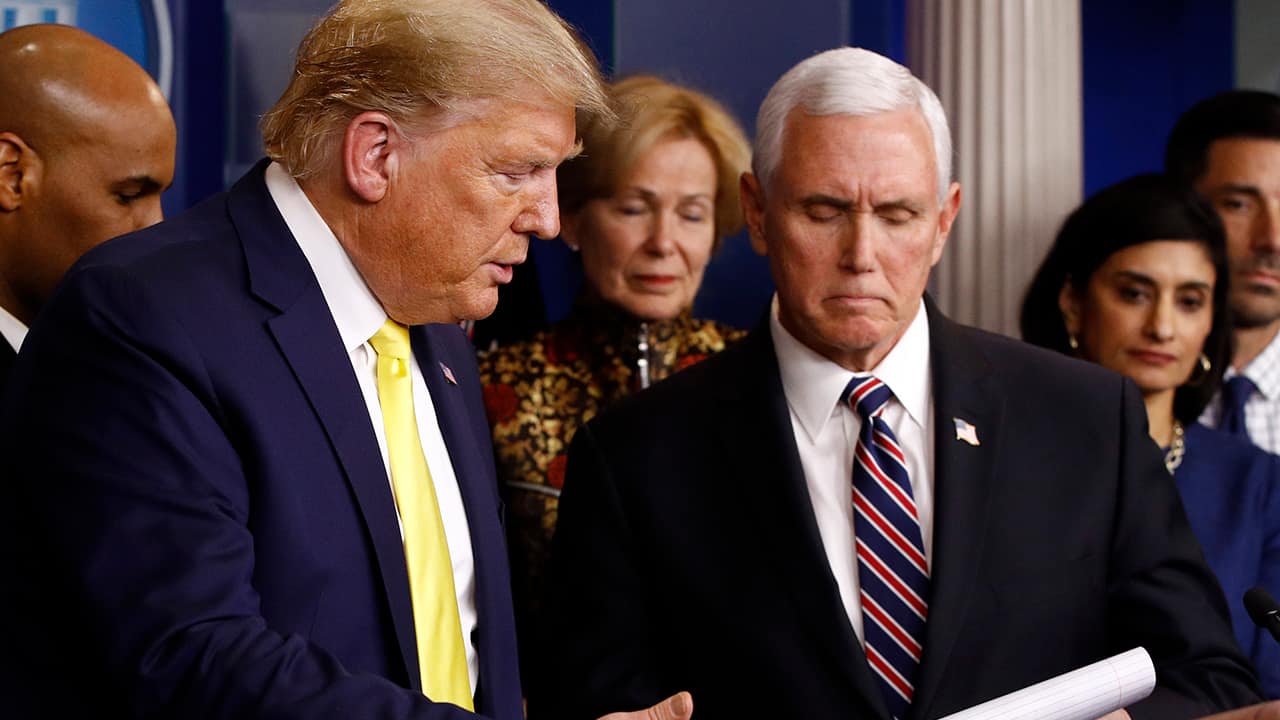 Photo of President Donald Trump and Vice President Mike Pence