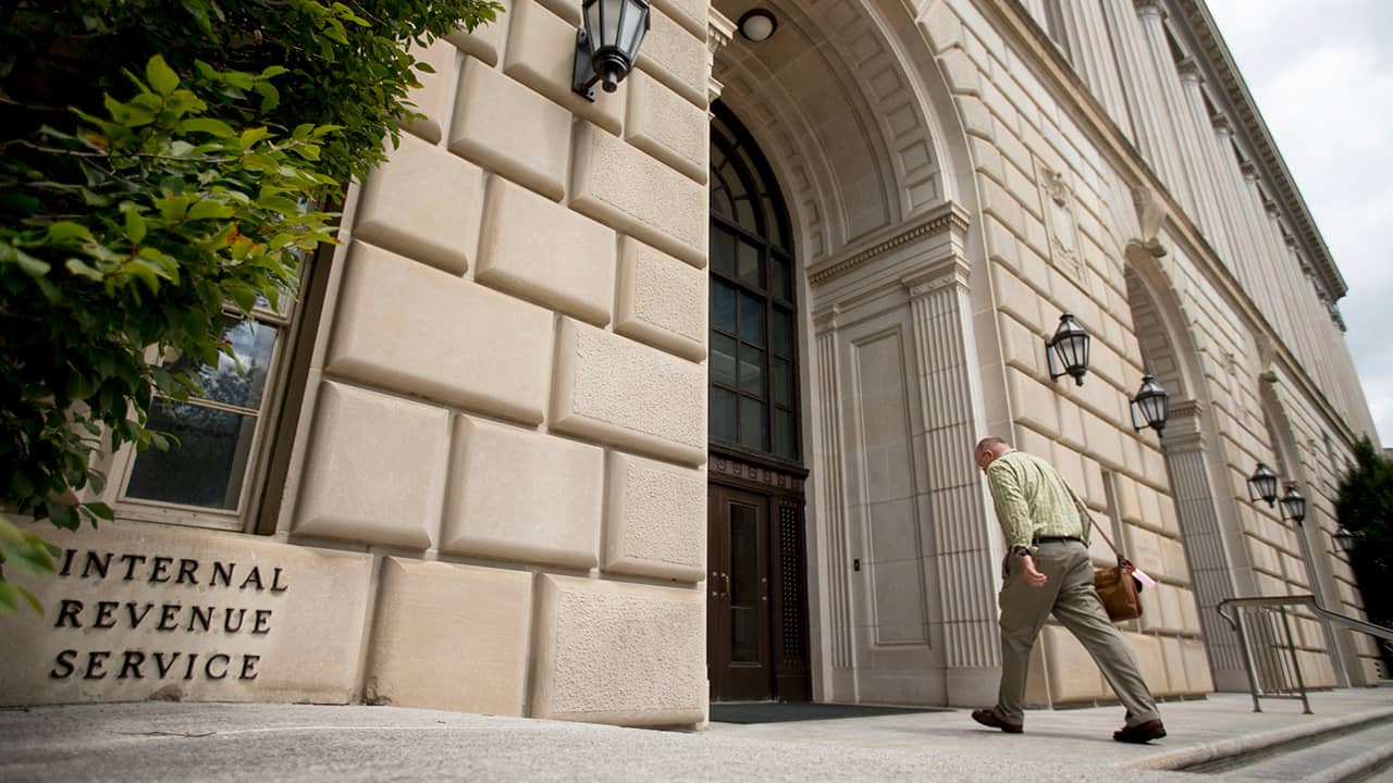 Photo of the IRS building in Washington
