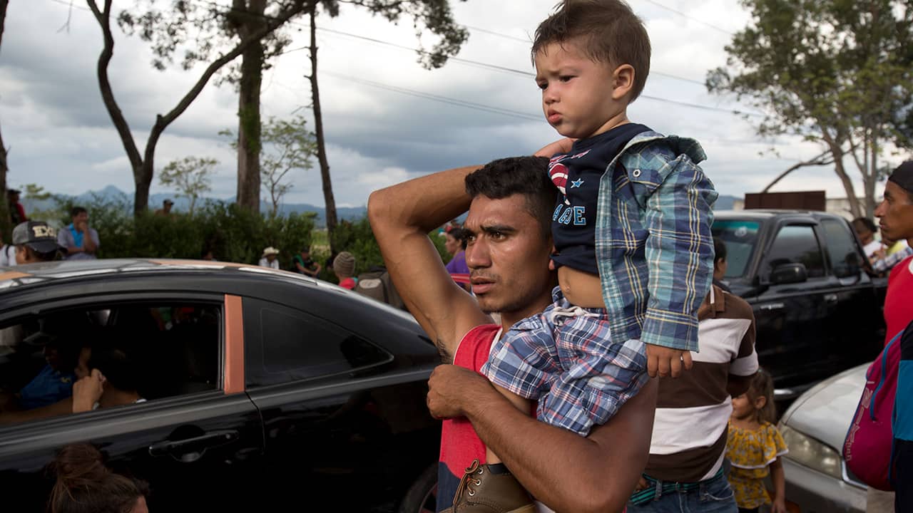Photo of Honduran migrants