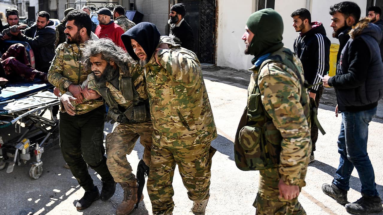 Photo of Turkey-backed opposition fighters