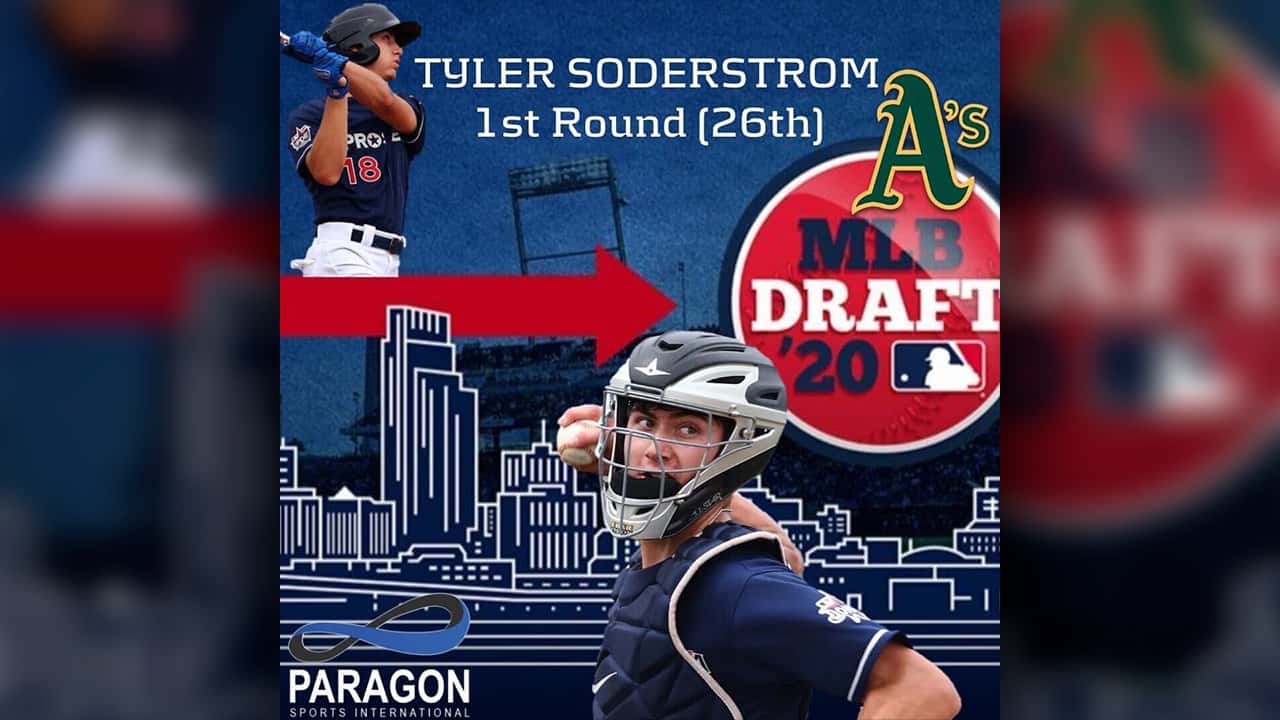 Image of A's first-round pick Tyler Soderstrom