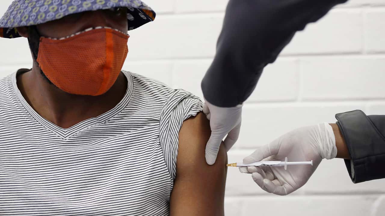 Photo of a person getting a vaccine