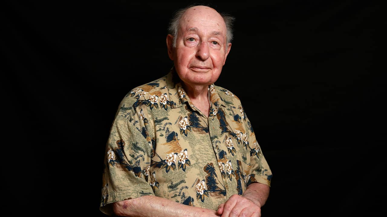 Photo of Vincent Corsini, a WWII Army veteran 