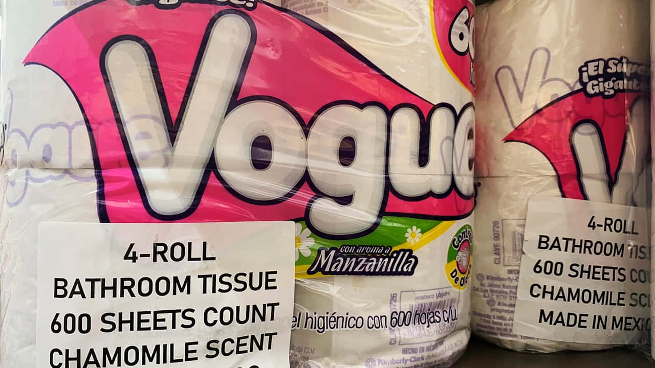 Photo of toilet paper 