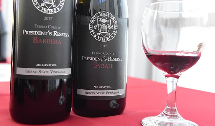 Photo of 2017 Fresno State President's Reserve winesv
