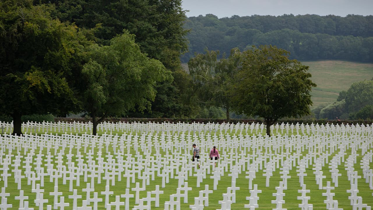 Photo of the Henri Chapelle World War II cemetery 