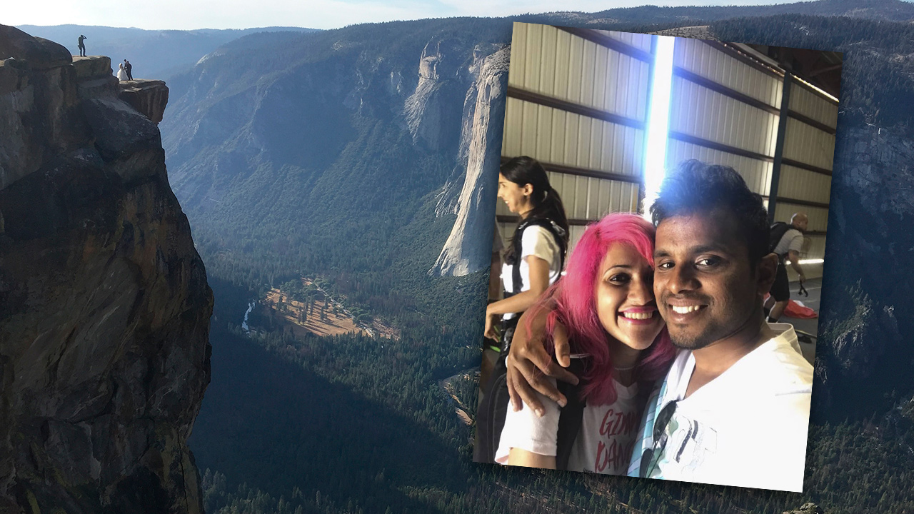Photo of Yosemite National Park and the couple that fell to their deaths