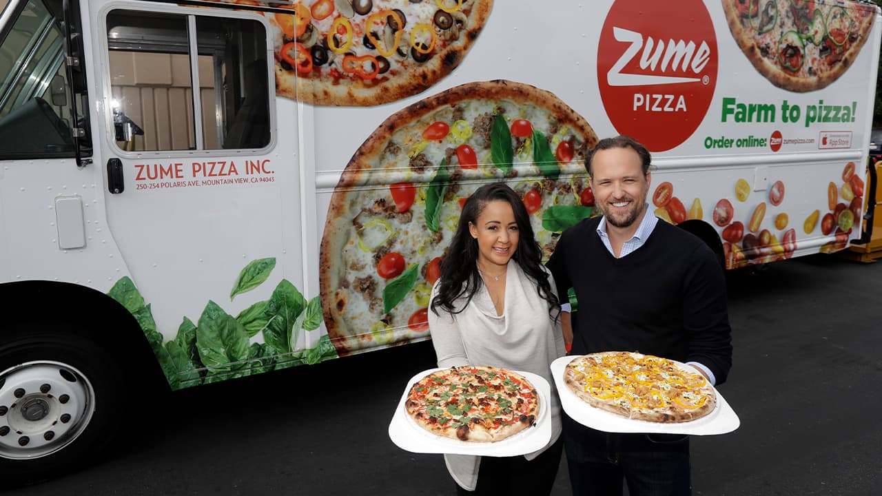 Photo of CEO and co-founder Julia Collins, left, and co-founder Alex Garden