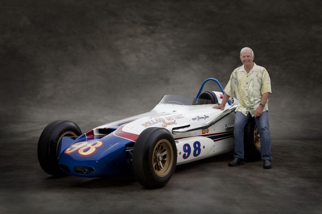Parnelli Jones With the No. 98 Willard Battery Special