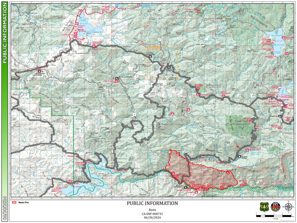 Basin Fire Map