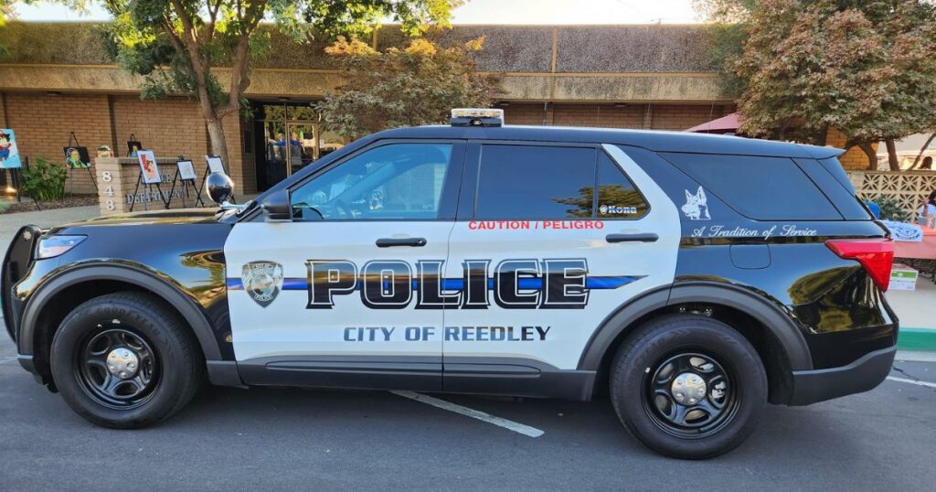 Reedley police car