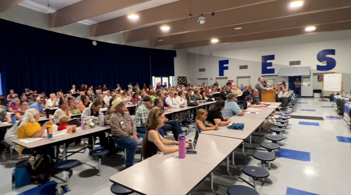 Four-hour hearing on proposed territory transfer from Sierra Unified School District