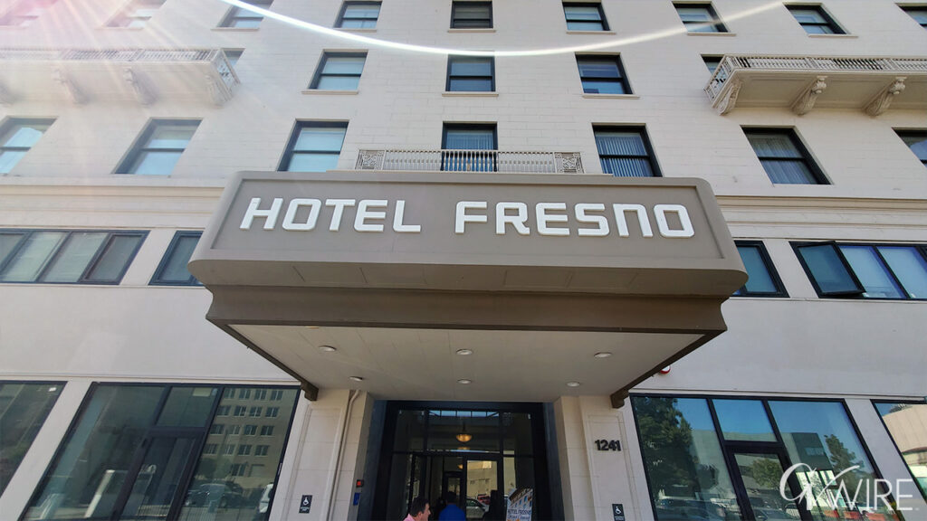 Image of the newly renovated Hotel Fresno, Oct. 3, 2024