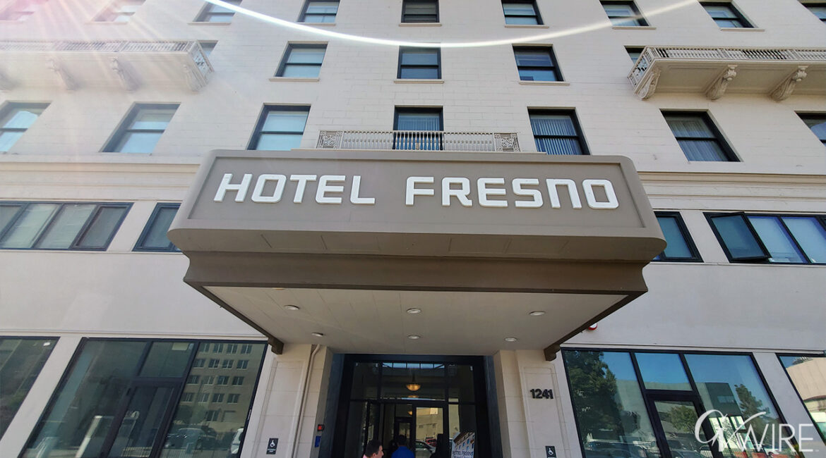Image of the newly renovated Hotel Fresno, Oct. 3, 2024
