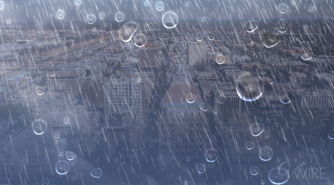 Downtown Fresno Rain
