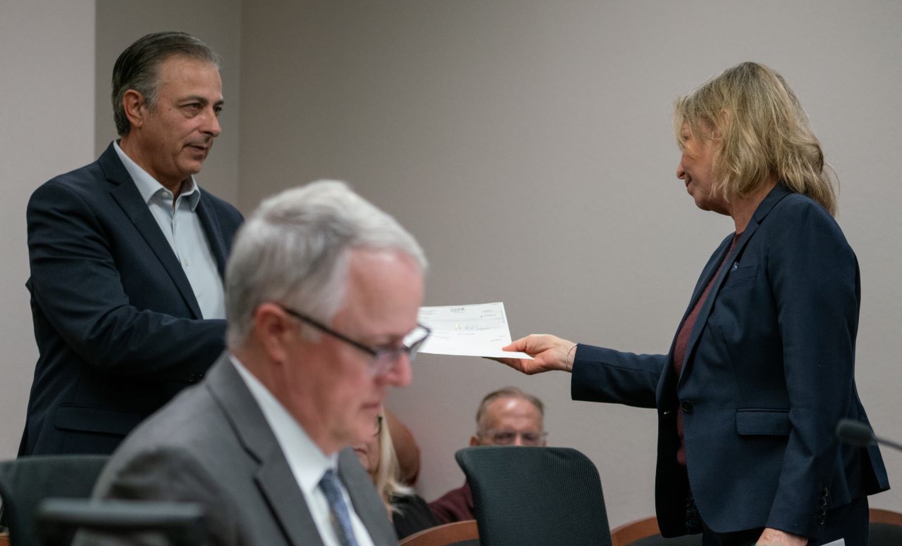 Restitution Check for Tulare District Hospital