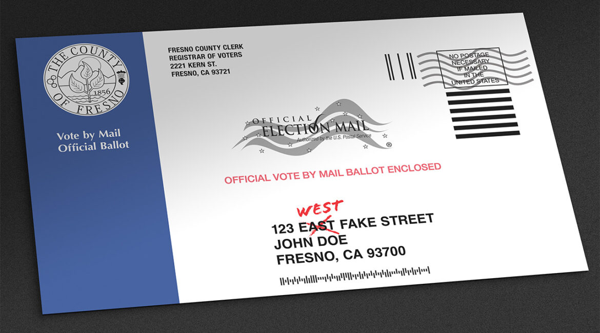 Fresno election officials said they sent out incorrect ballots. (GV Wire Composite/David Rodriguez)