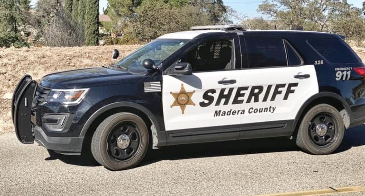 Three masked suspects held residents at gunpoint during a home invasion in Madera Ranchos before fleeing with stolen items. (Madera County SO/File)