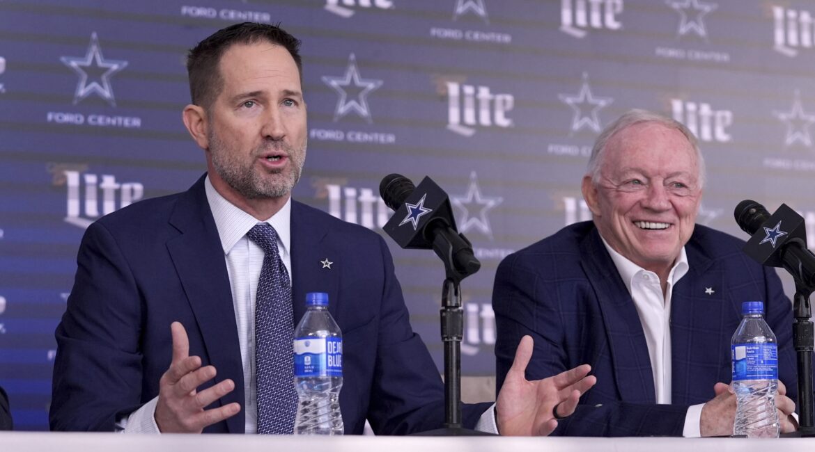 Brian Schottenheimer and Jerry Jones
