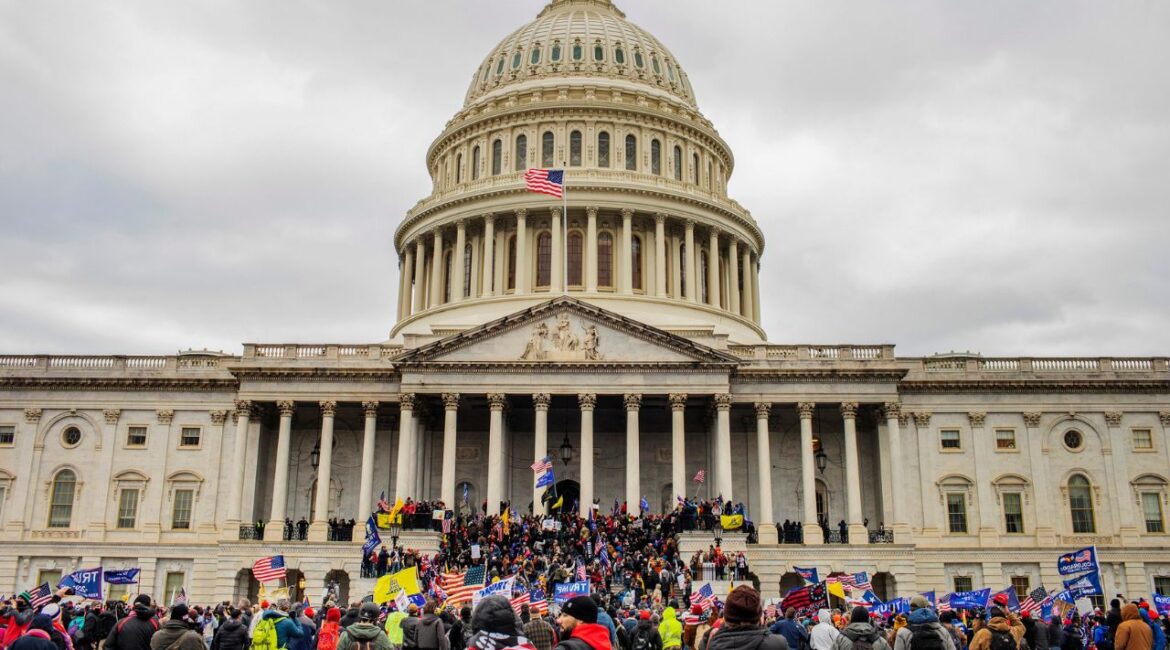 Supporters of President Donald Trump storm the Capitol in Washington, Jan. 6, 2021. A man who received a pardon from President Trump for his involvement in the Jan. 6, 2021, riot at the U.S. Capitol was fatally shot by a sheriff’s deputy on Sunday, Jan 26, 2025, after he resisted arrest during a traffic stop, the Indiana State Police said. (Jason Andrew/The New York Times)