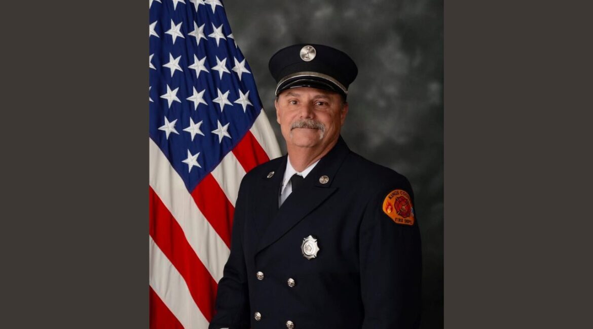 Kings County Fire Captain Mark Eads, 62, died Friday evening after suffering a medical emergency while responding to a fire call in Avenal.