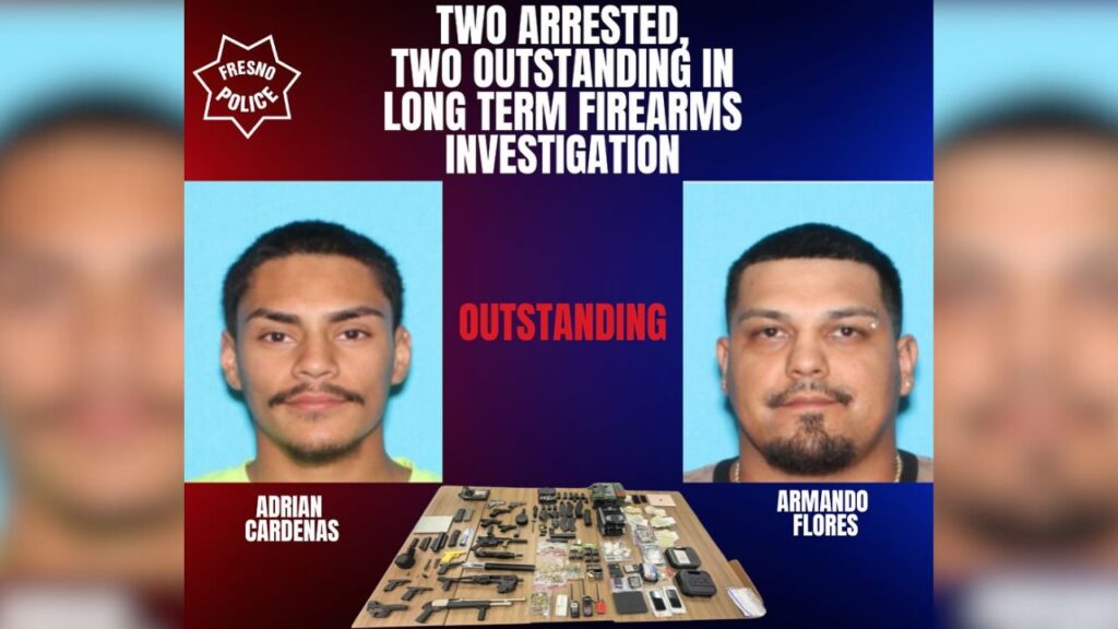 Fresno Police Arrest Two and Seize 15 Firearms in Gang-Related ...