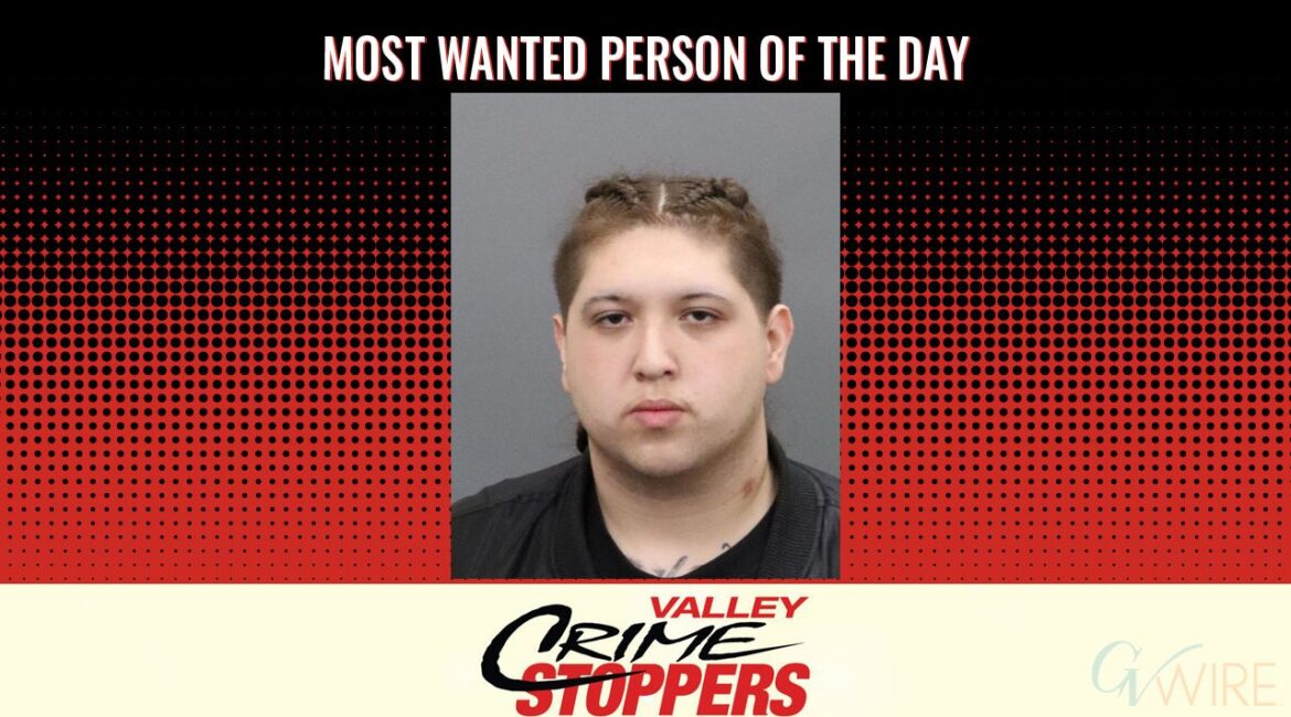Issac Raymond Lisaola is Valley Crime Stoppers' Most Wanted Person of the Day for March 4, 2025. (Valley Crimes Stoppers)