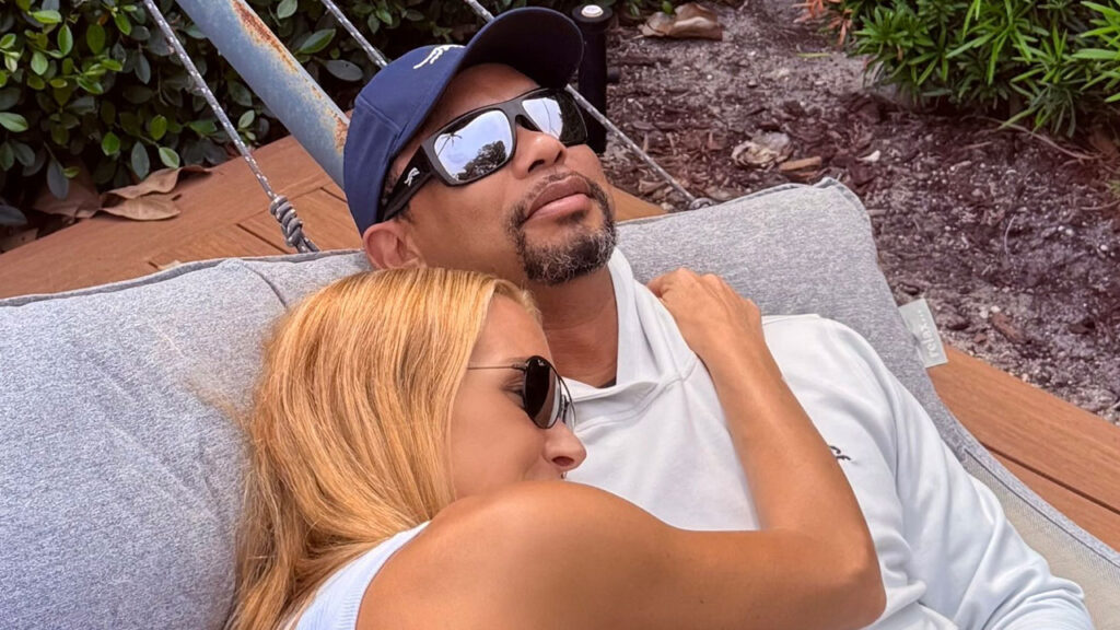Tiger Woods and Vanessa Trump on Hammock