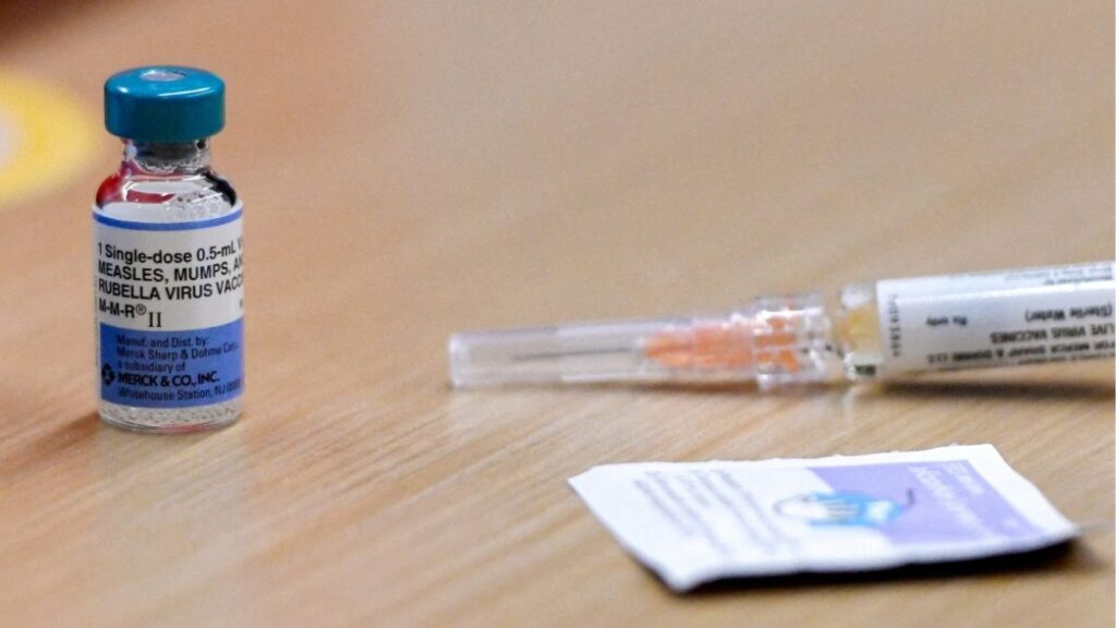 A view shows MMR vaccine at the City of Lubbock Health Department in Lubbock, Texas, U.S. February 27, 2025. (REUTERS File)