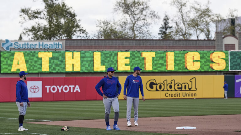 Athletics Bat Boy Stewart Thalblum Takes Down Drone in Left Field - GV Wire